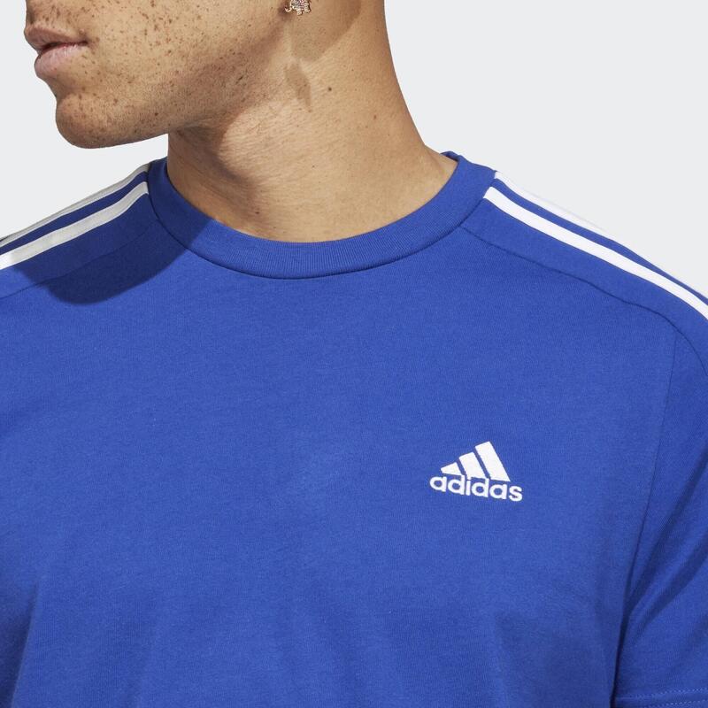 T-shirt em Jersey Simples 3-Stripes Essentials