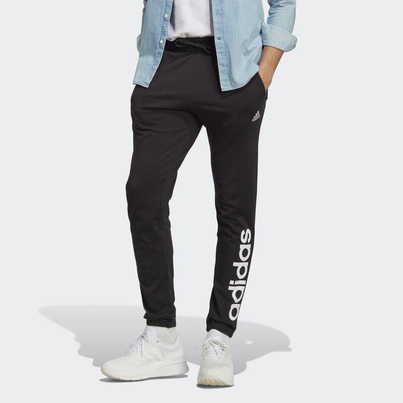 Pantalon fuselé élastique en jersey avec logo Essentials