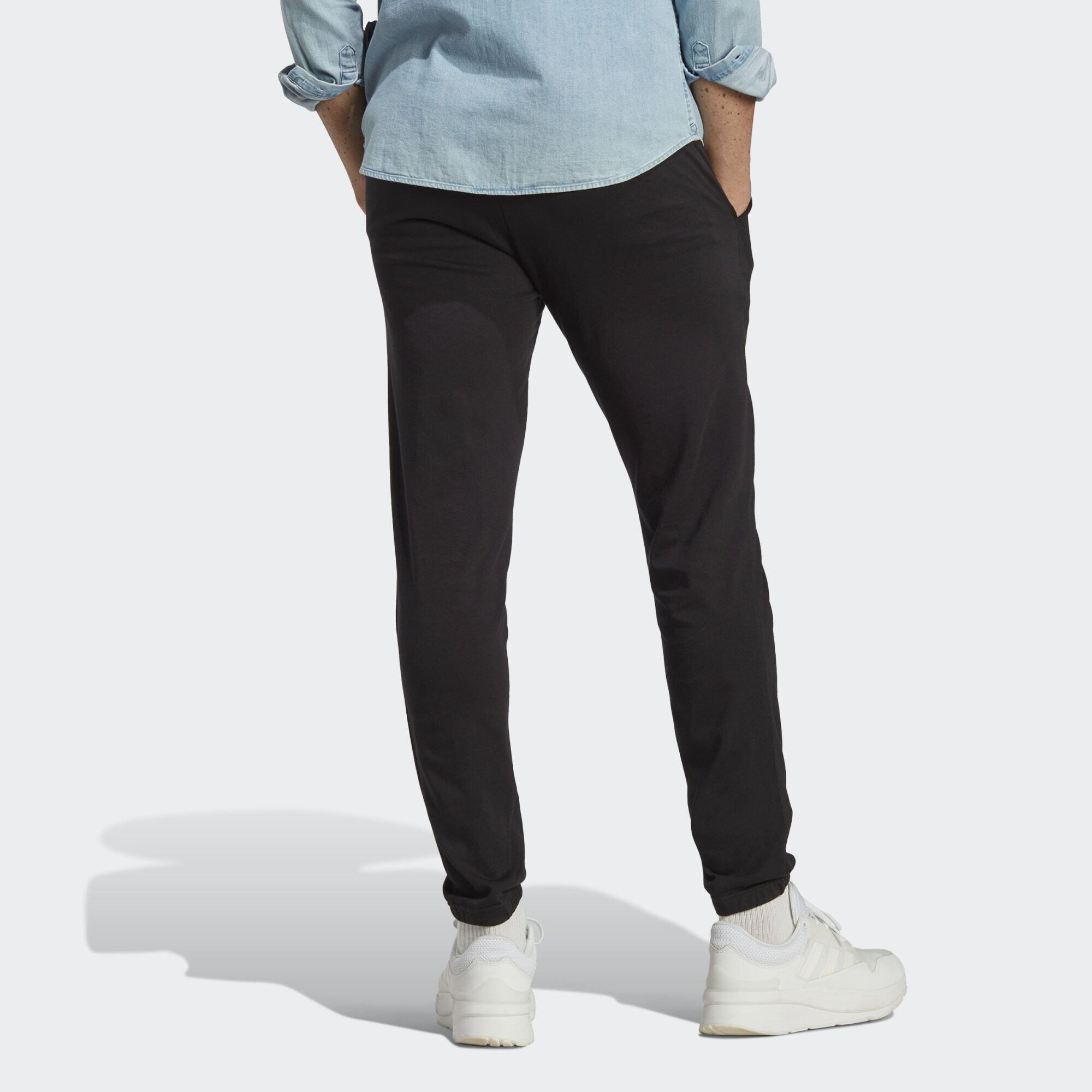 Essentials Single Jersey Tapered Elasticized Cuff Logo Hose 3/5