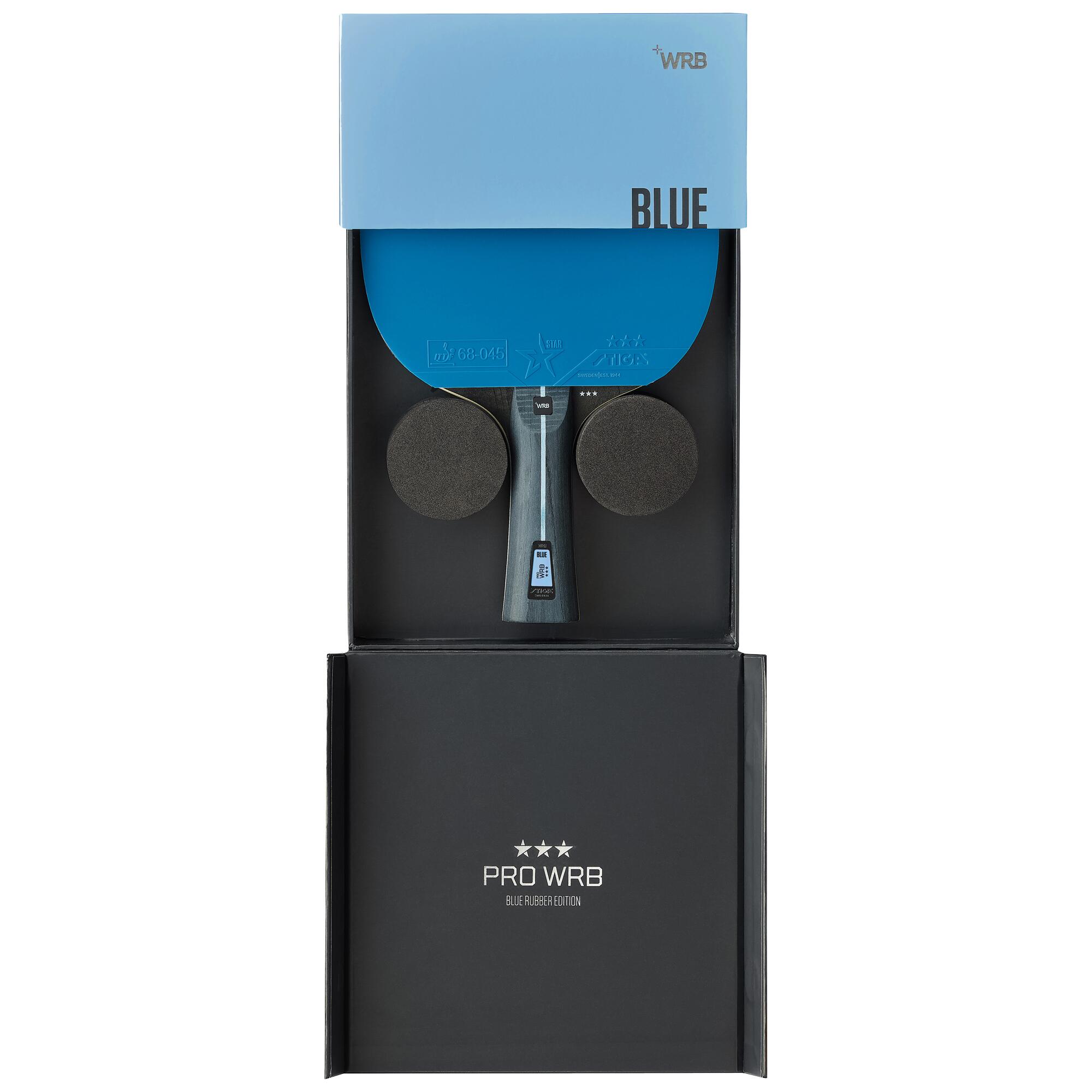 Raquete de Ping Pong Pro WRB Blue Edition - 3-Star 3/4