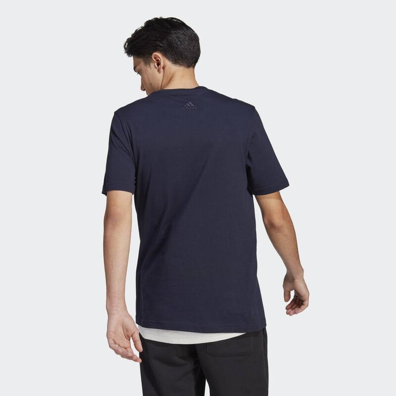 Tricou adidas Albastru din Bumbac