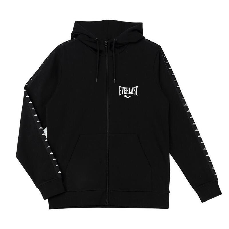 Sudadera Hombre Manga Larga EVERLAST Hooded Tae Zipped Negra