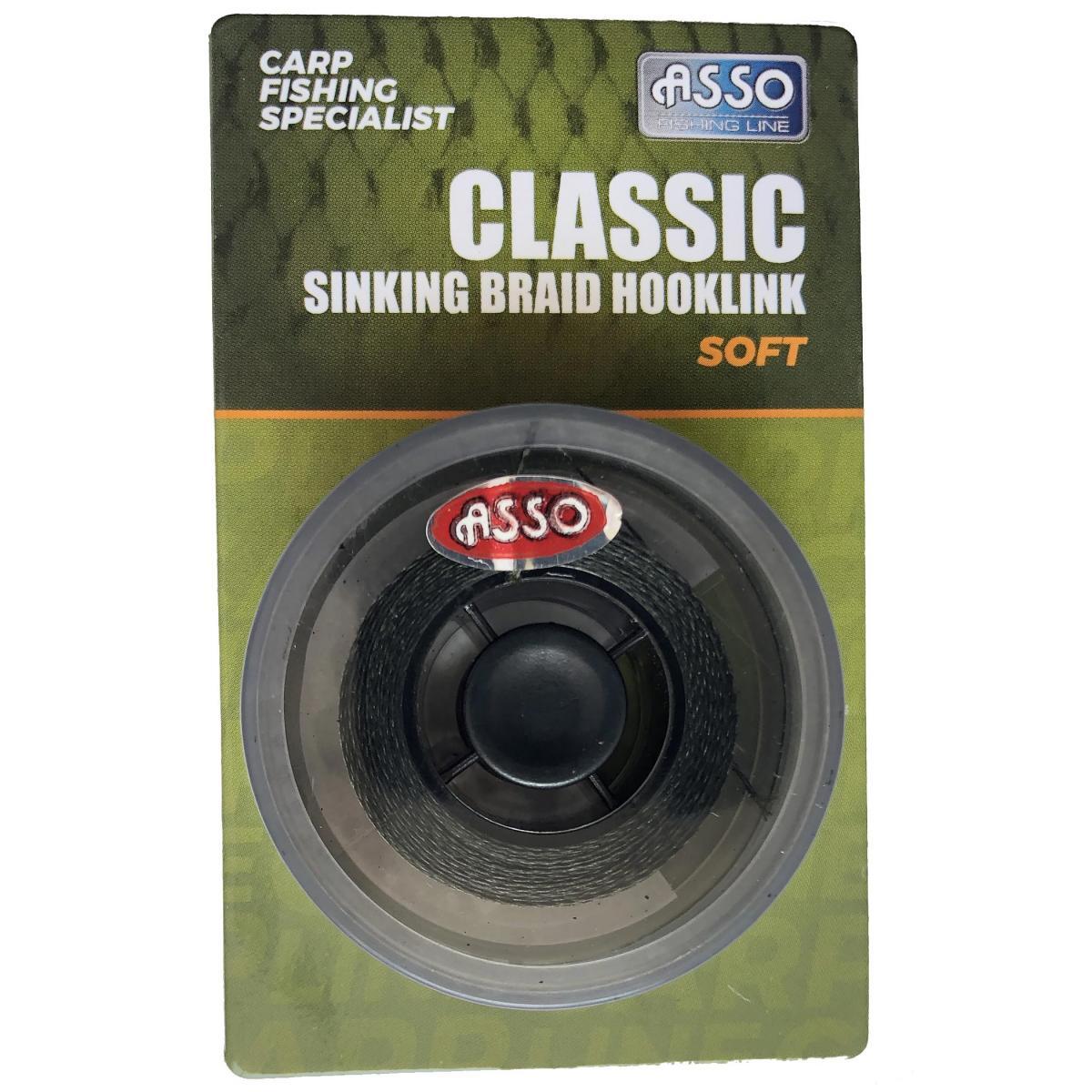 Asso Classic Sinking Braid Hooklink Soft - 20 mt 2/2