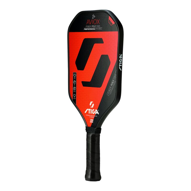 Pickleball Paddle Aviox Fiber Poly Pro Red