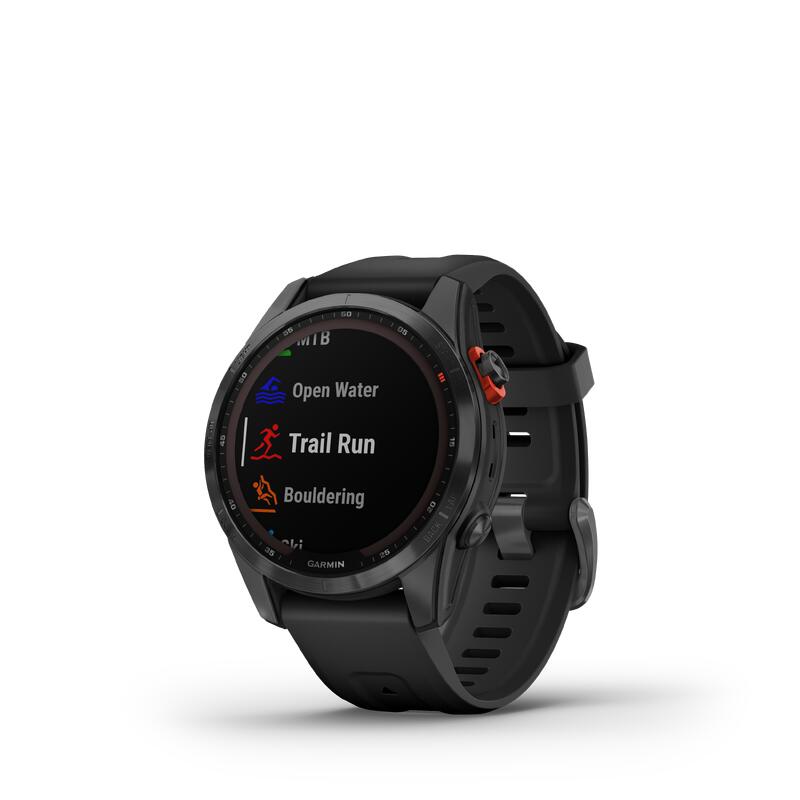 Second Life - Zegarek z GPS Garmin Fenix 7S Solar Silver... - Stan Bardzo Dobry