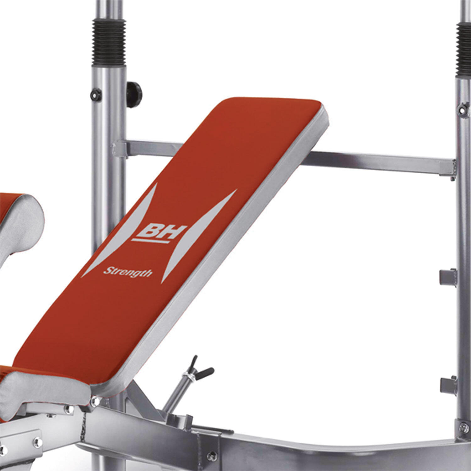 BH FITNESS OPTIMA PRESS G330 WEIGHT BENCH WITH REAR SQUAT RACK 2/7
