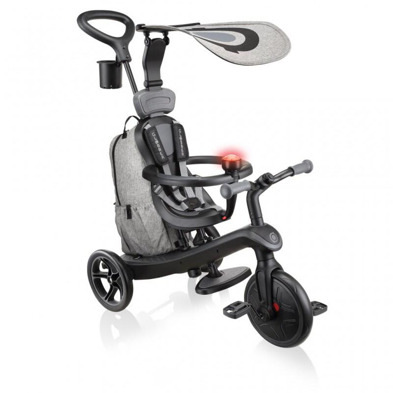 Trottinette draisienne / Tricycle  Trike Explorer 4 in 1 Deluxe Play  noir gris