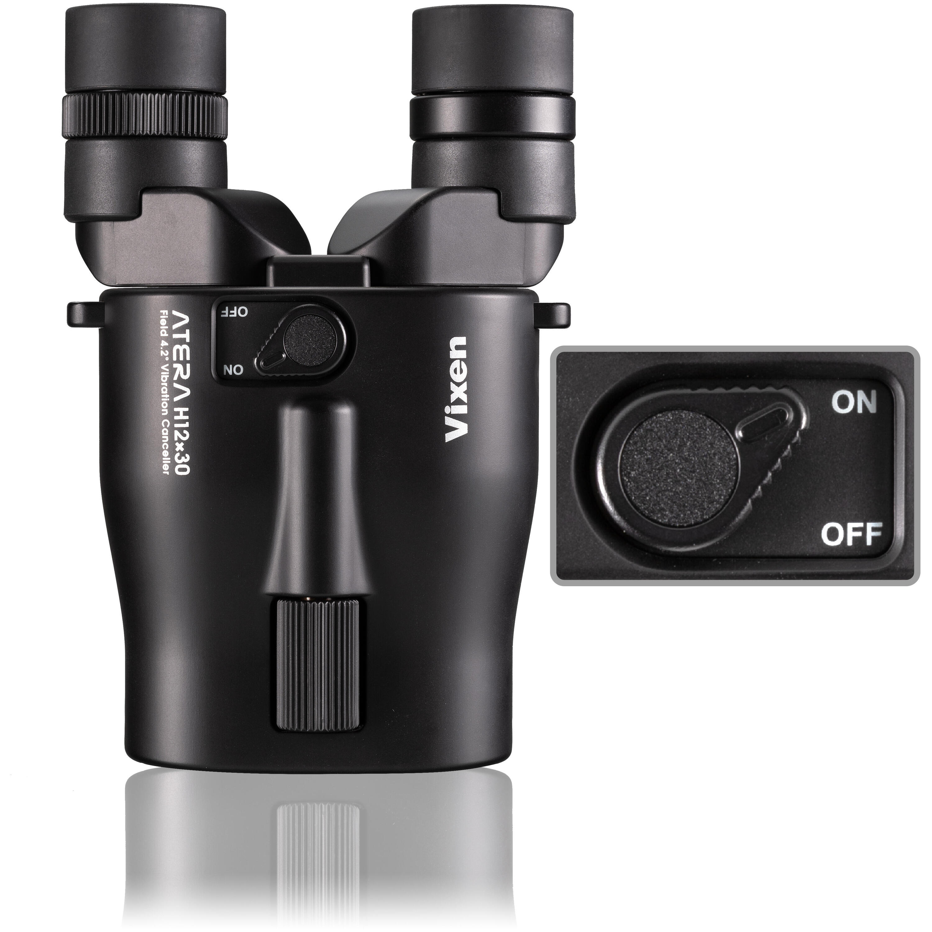 Binocolo Vixen ATERA H12x30 con stabilizzatore, nero 3/5