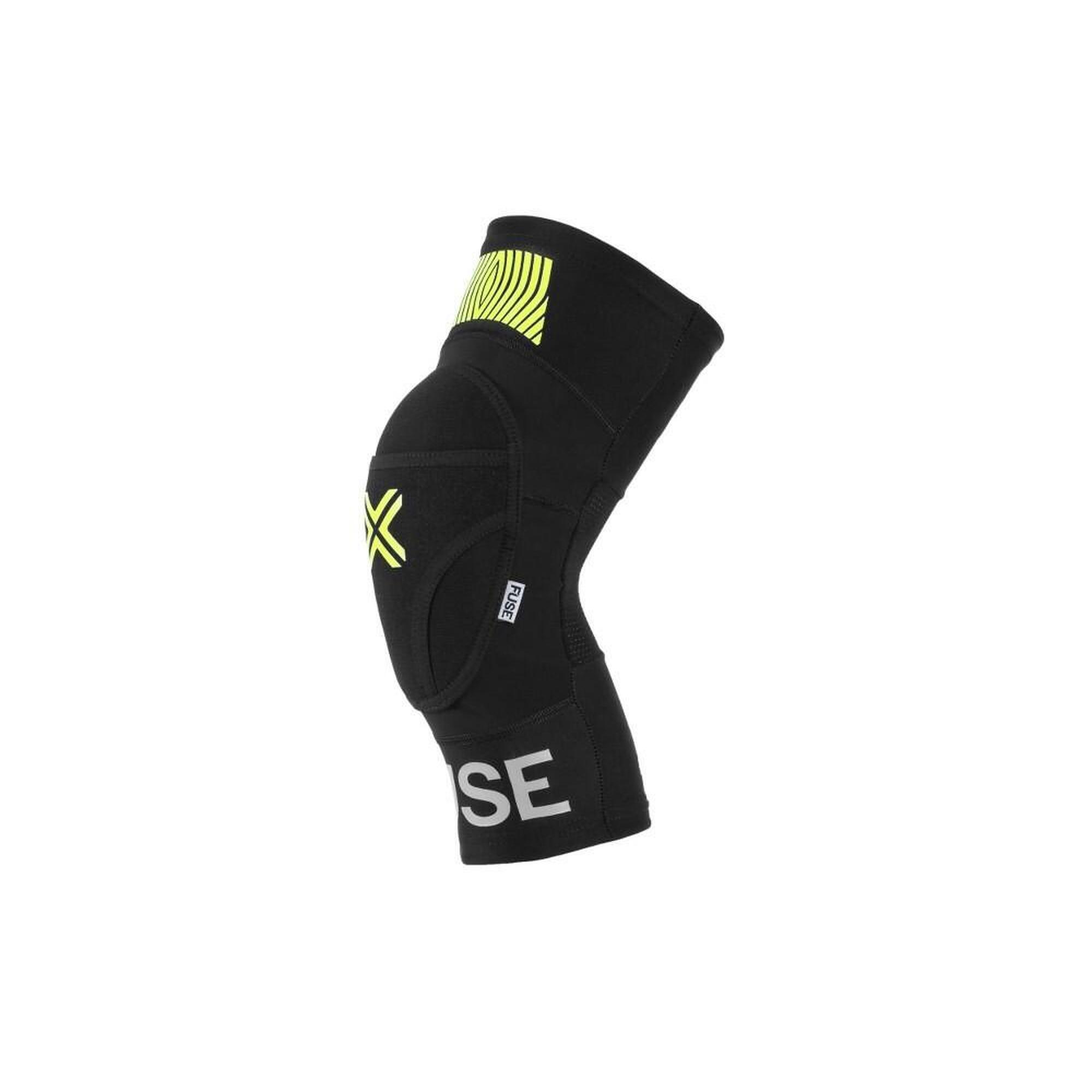 Fuse - Genouillères Fuse Omega Pour Bmx, Adulte, Noires Et Jaune Fluo, Xxxl - Protection Genou - Noir - 56 3xl - Decathlon