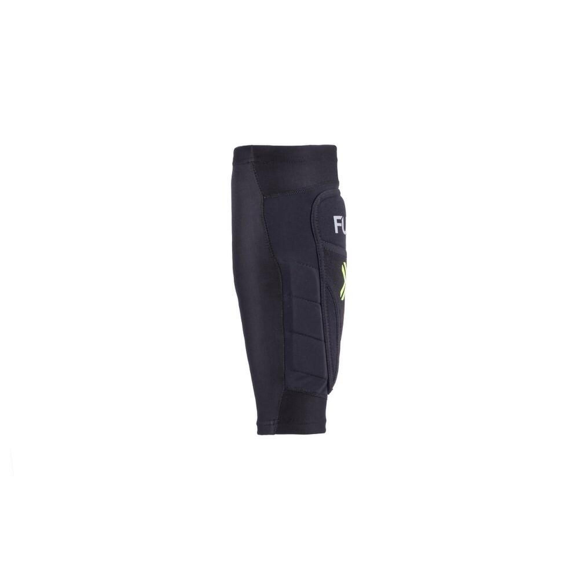 Fuse Omega Espinilleras BMX Adultos S Negro/Neón Amarillo 3/5