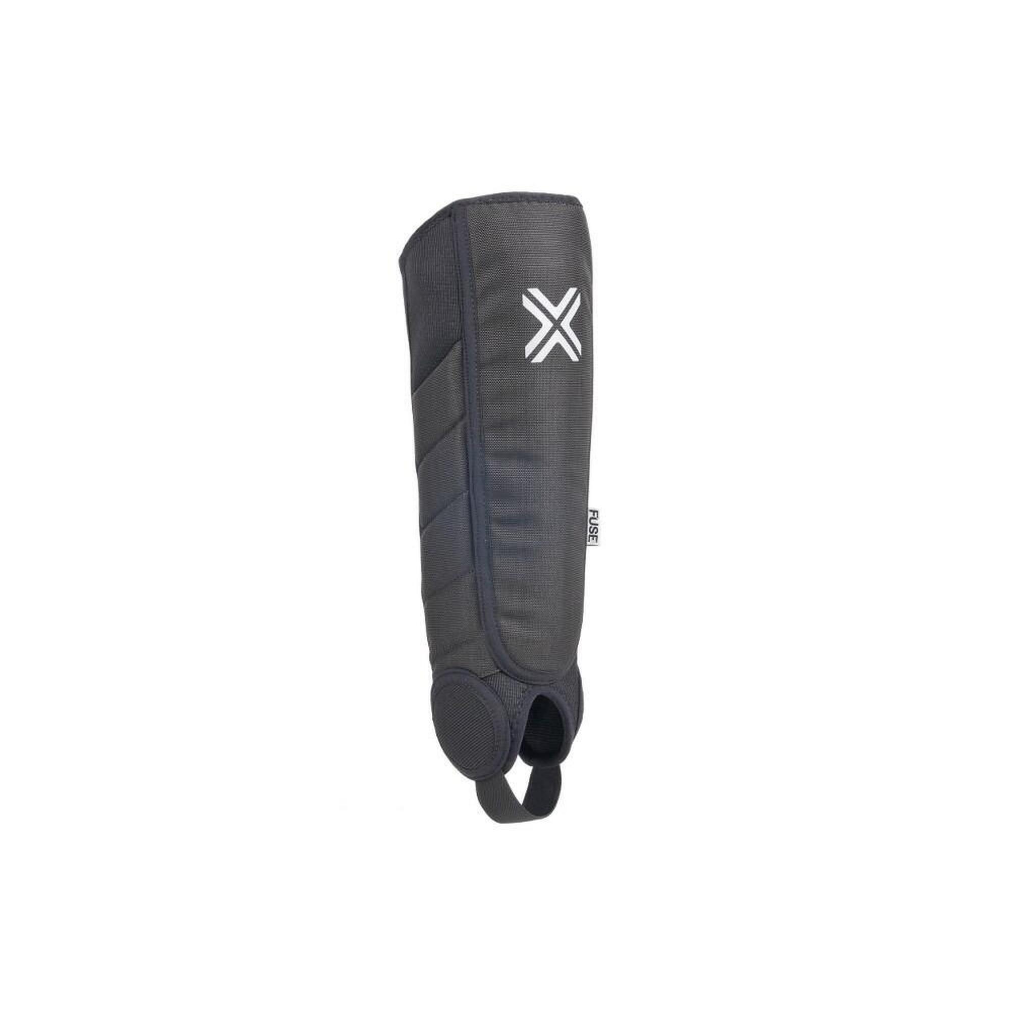 Proteção da tíbia preto crianças fuse alpha plus combo