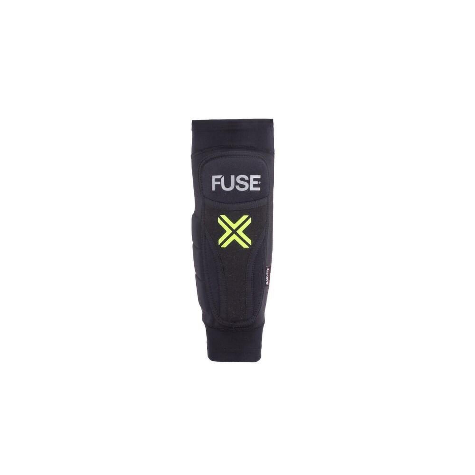 Proteção da tíbia preto adulto fuse omega