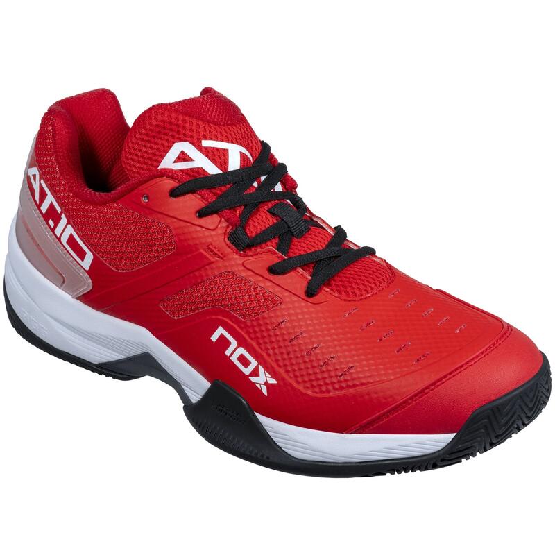 Zapatillas de Pádel Nox AT10 Rojo/Negro Unisex AGG