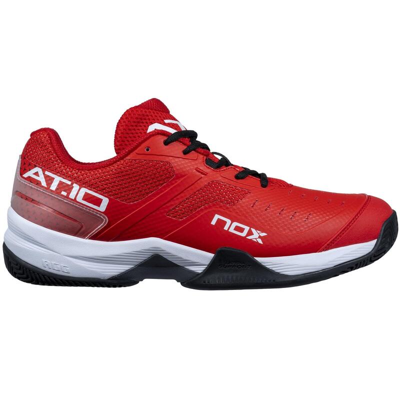 Zapatillas de Pádel Nox AT10 Rojo/Negro Unisex AGG