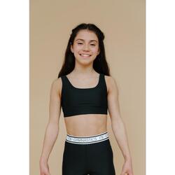 Soutien-gorge de sport noir pour filles