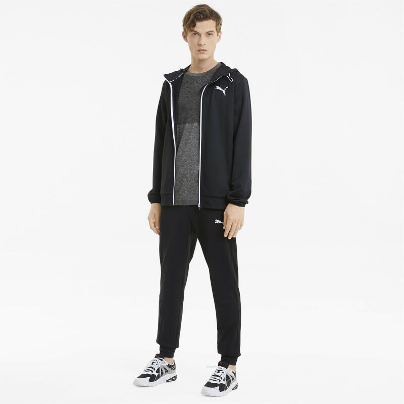 Sudadera con capucha y cremallera completa RTG Hombre PUMA Negro