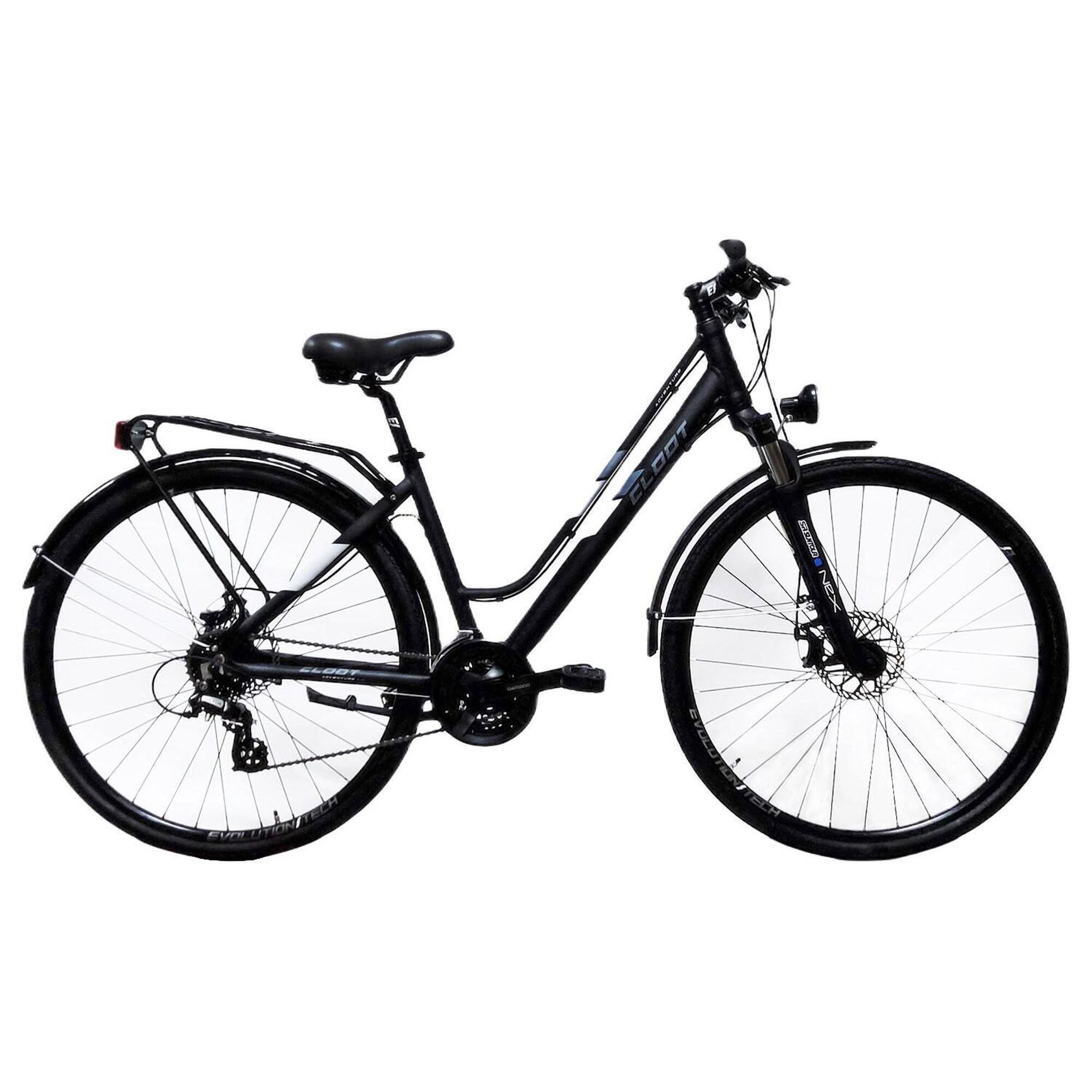 Bicicleta de Trekking CLOOT ADVENTURE 7.2 DISC Preto