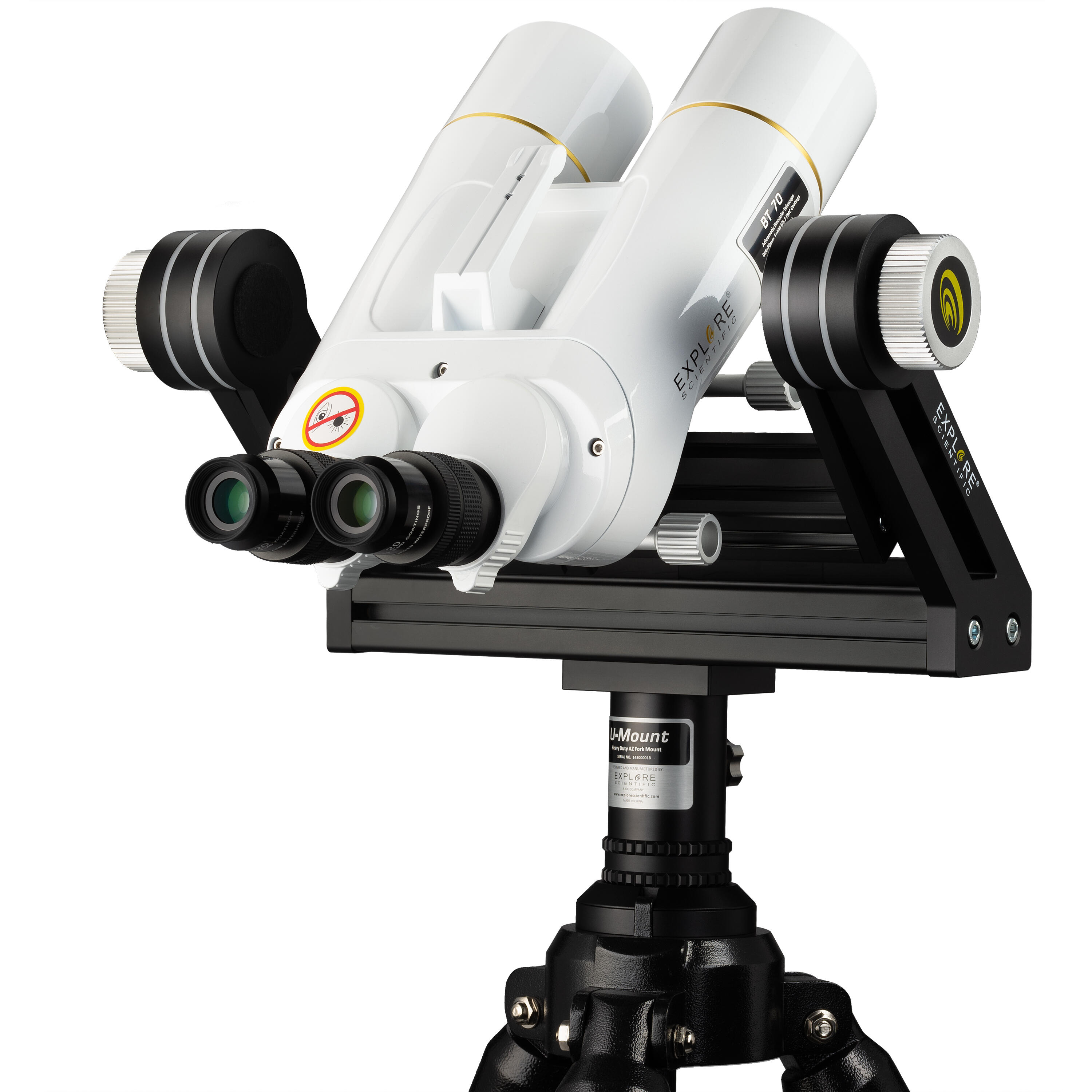 ESPLORA il binocolo gigante SCIENTIFIC BT-70 SF con oculari 62° LER da 20 mm 4/6