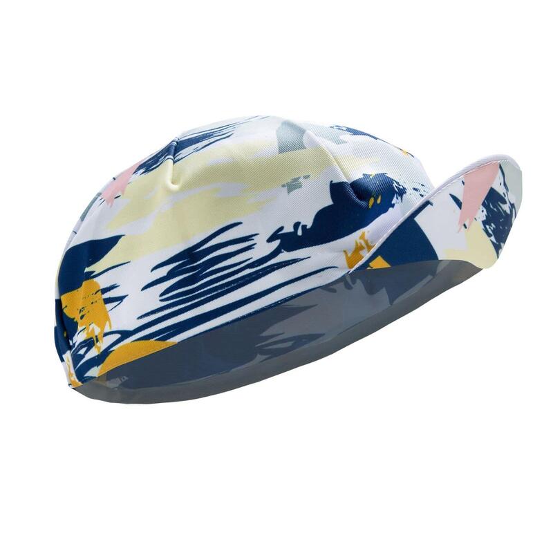 Casquette de cyclisme Mooquer Camo Classy, taille unique blanc, 8 panneaux