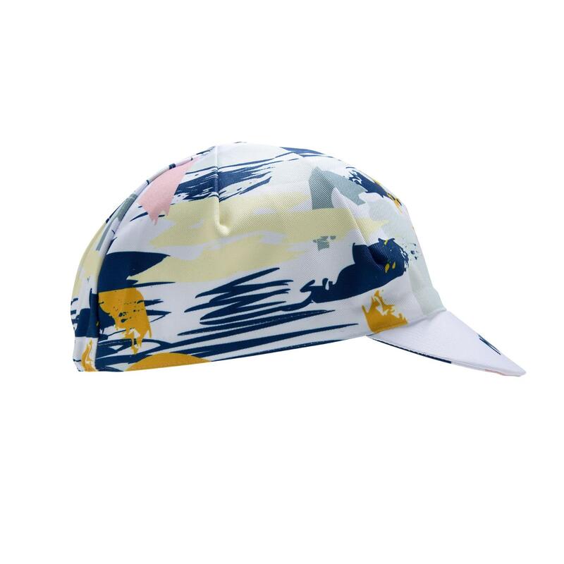 Casquette de cyclisme Mooquer Camo Classy, taille unique blanc, 8 panneaux