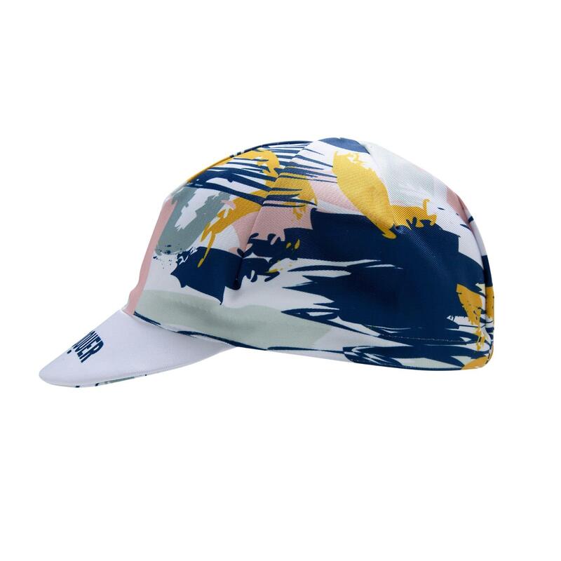 Casquette de cyclisme Mooquer Camo Classy, taille unique blanc, 8 panneaux