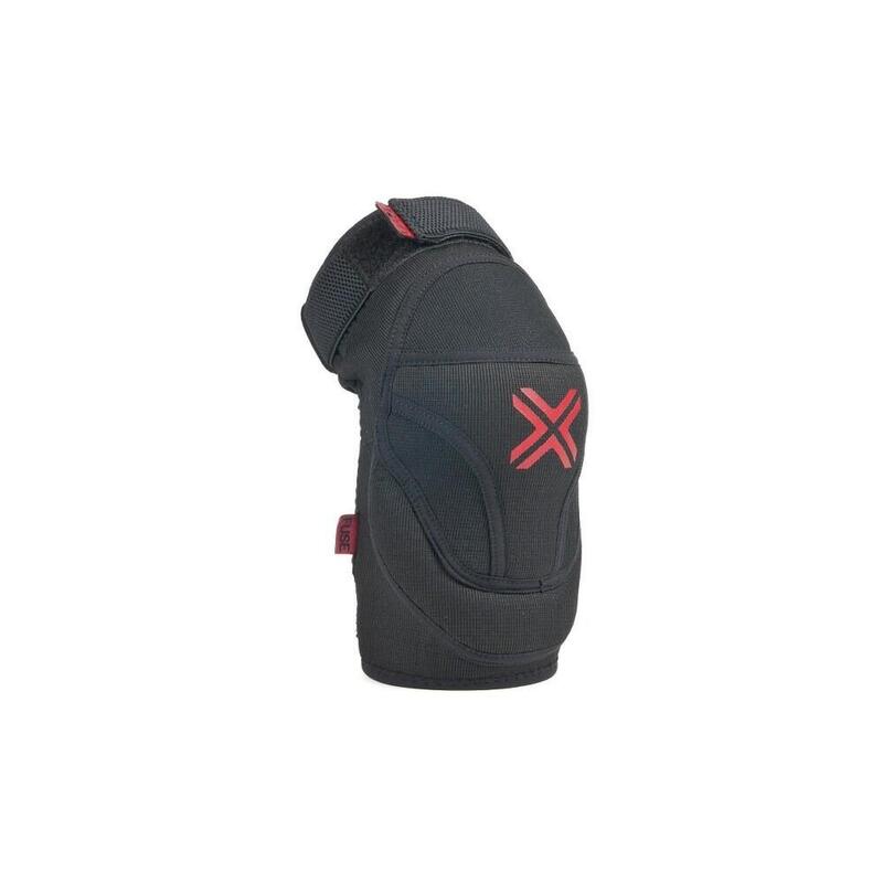 Genouillères Fuse Delta pour BMX, adulte, noir et rouge, taille XL FUSE