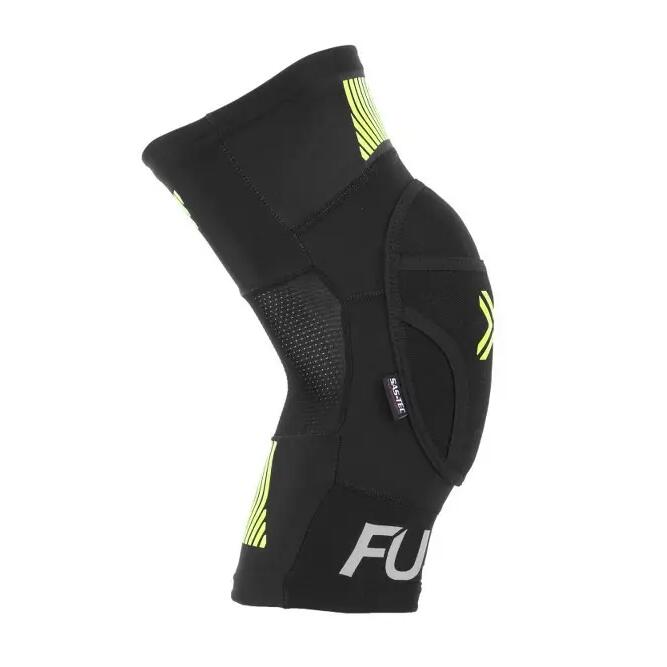 Fuse Omega Knee Protector BMX Adult Black Neon Yellow XXXL