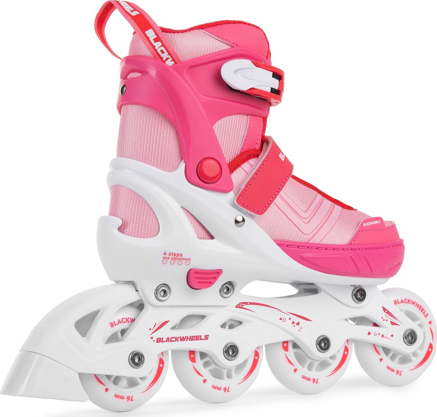 Refurbished -Inlineskates Playful Pink größenverstellbare - In gutem Zustand 3/7