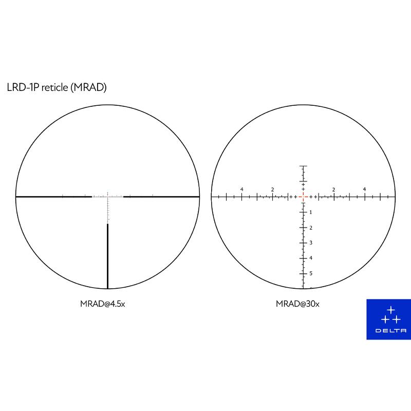 CANNOCCHIALE DA PUNTAMENTO DELTA OPTICAL STRYKER HD 4.5-30X56 FFP (LRD-1P)