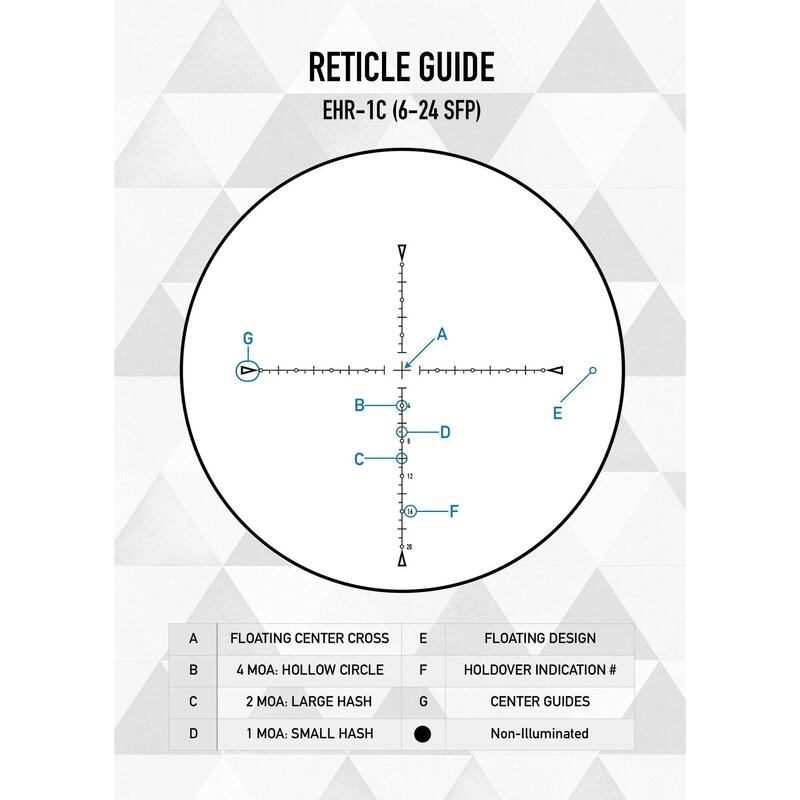 MIRA TELESCÓPICA ELEMENT OPTICS HELIX 6-24X50 EHR-1C SFP MOA