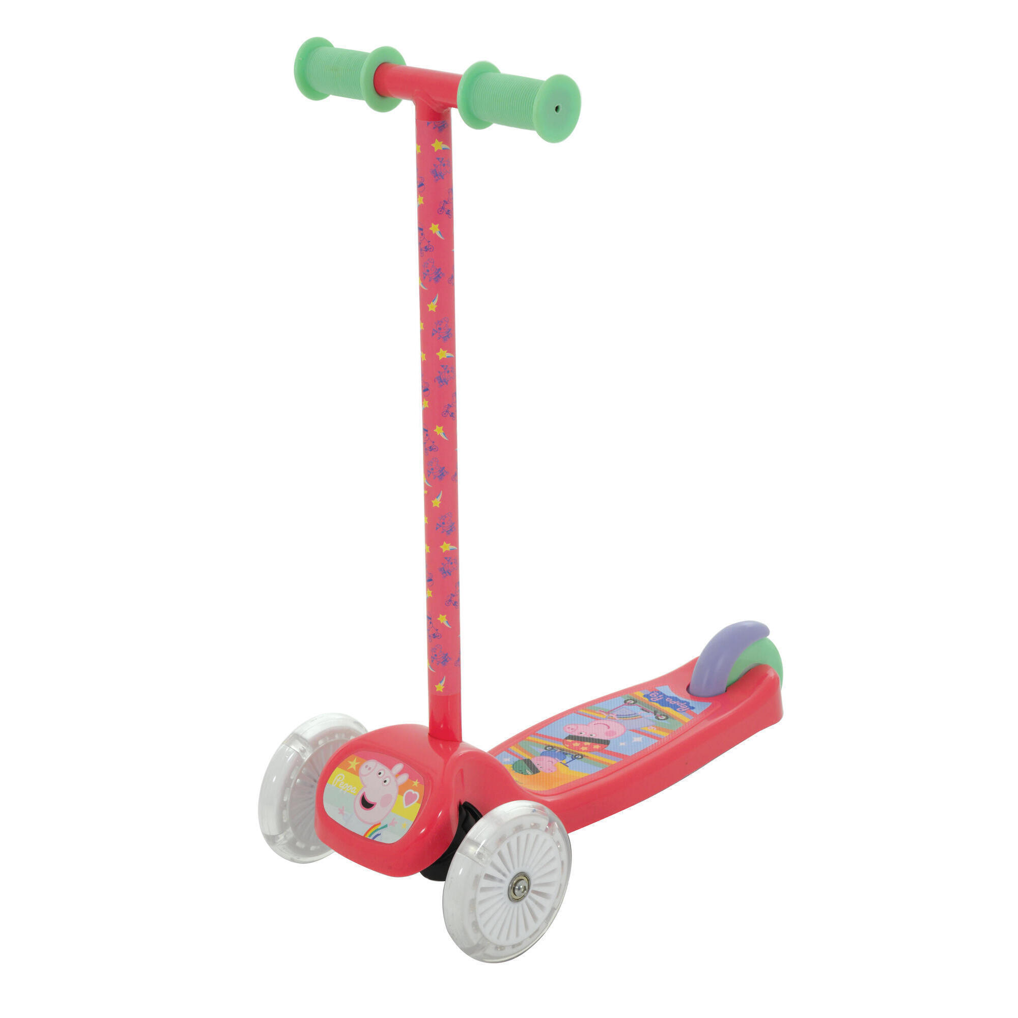 PEPPA PIG Peppa Pig Tilt N Turn Scooter with LED Lights