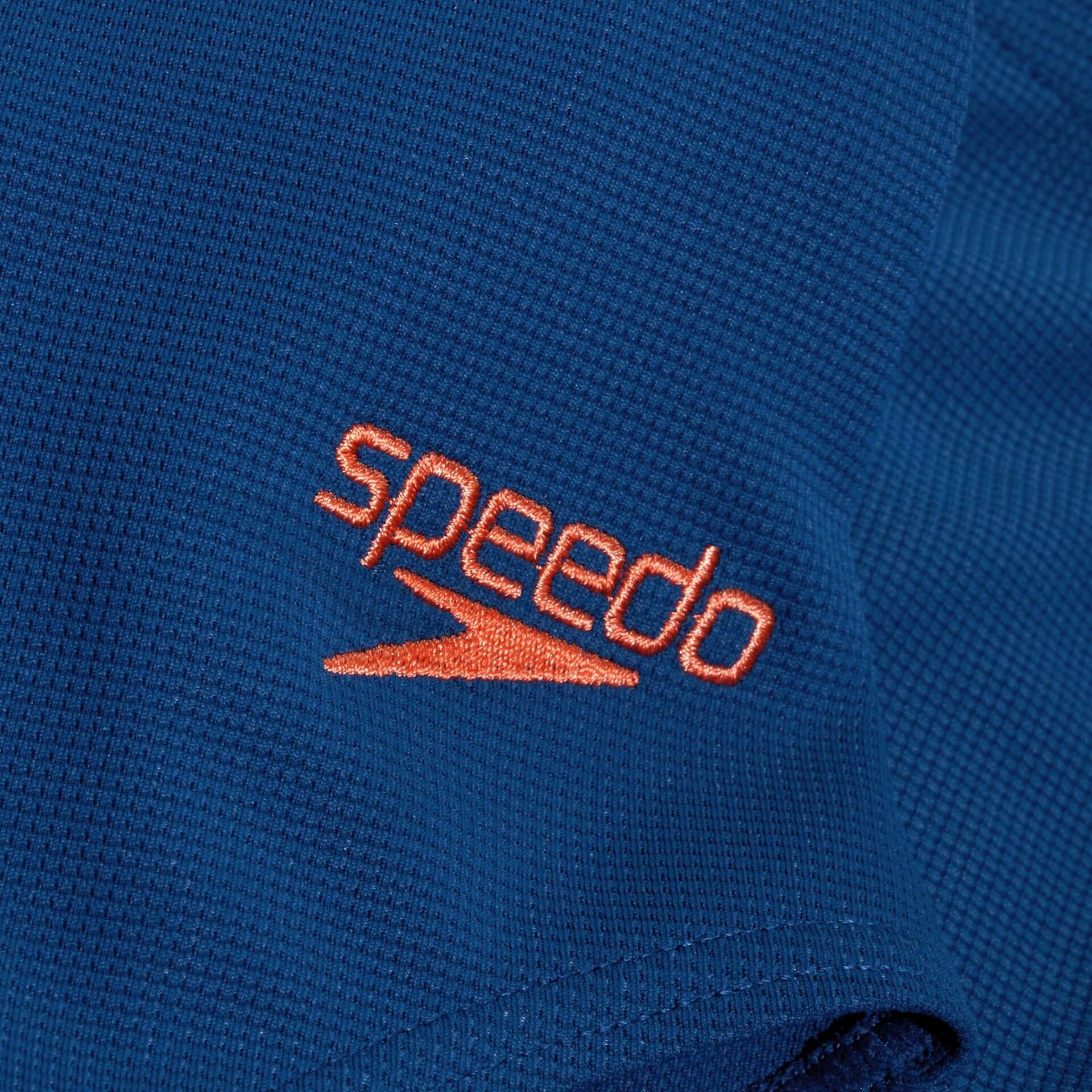 Speedo Belted Deep U-Back Swimsuit - Navy Blue 5/5