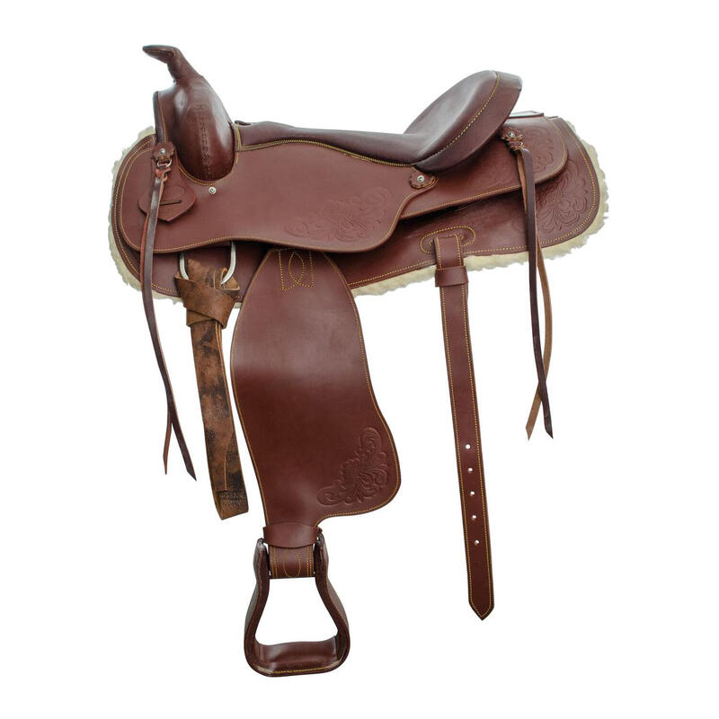 Reiner Western Saddle met bloemengereedschap