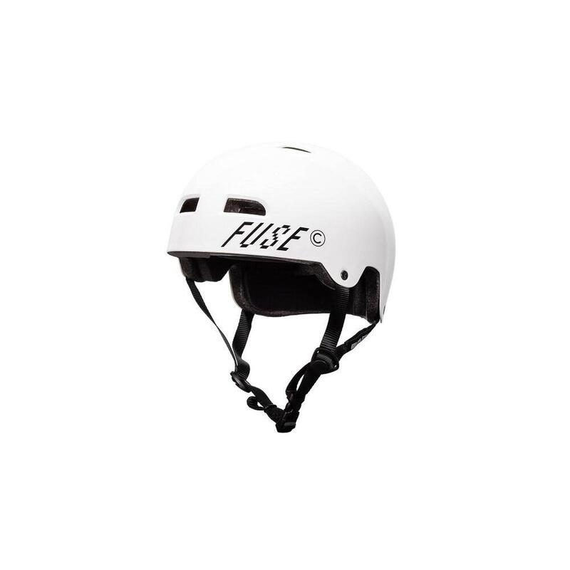 Casco Roja Fuse Blanco