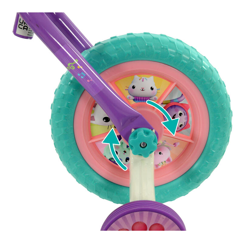 Gabby's Dollhouse 2in1 10" Training Bike GABBY\'S DOLLHOUSE Decathlon