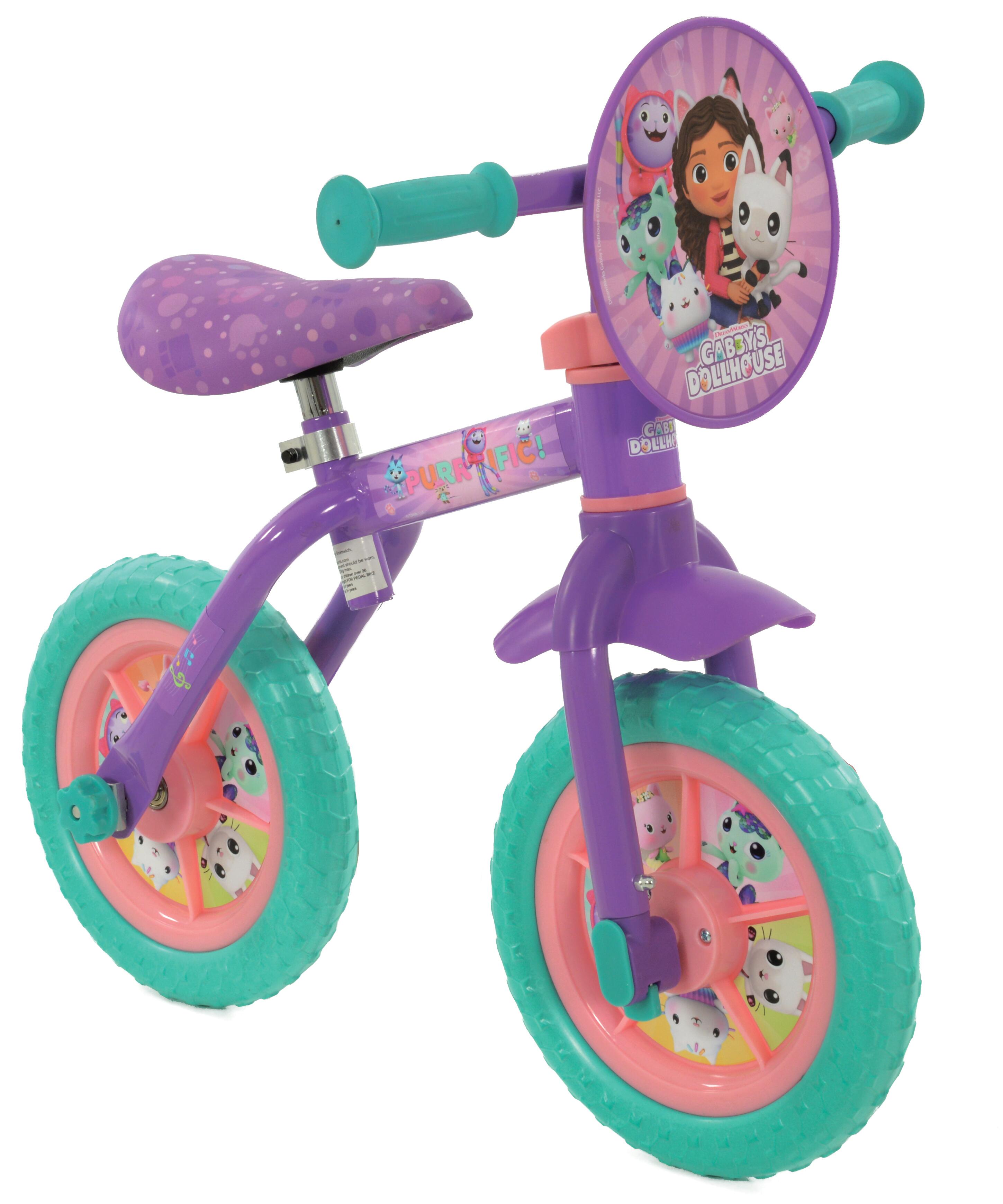 Gabby's Dollhouse 2-in-1 10" Training Bike 2/7