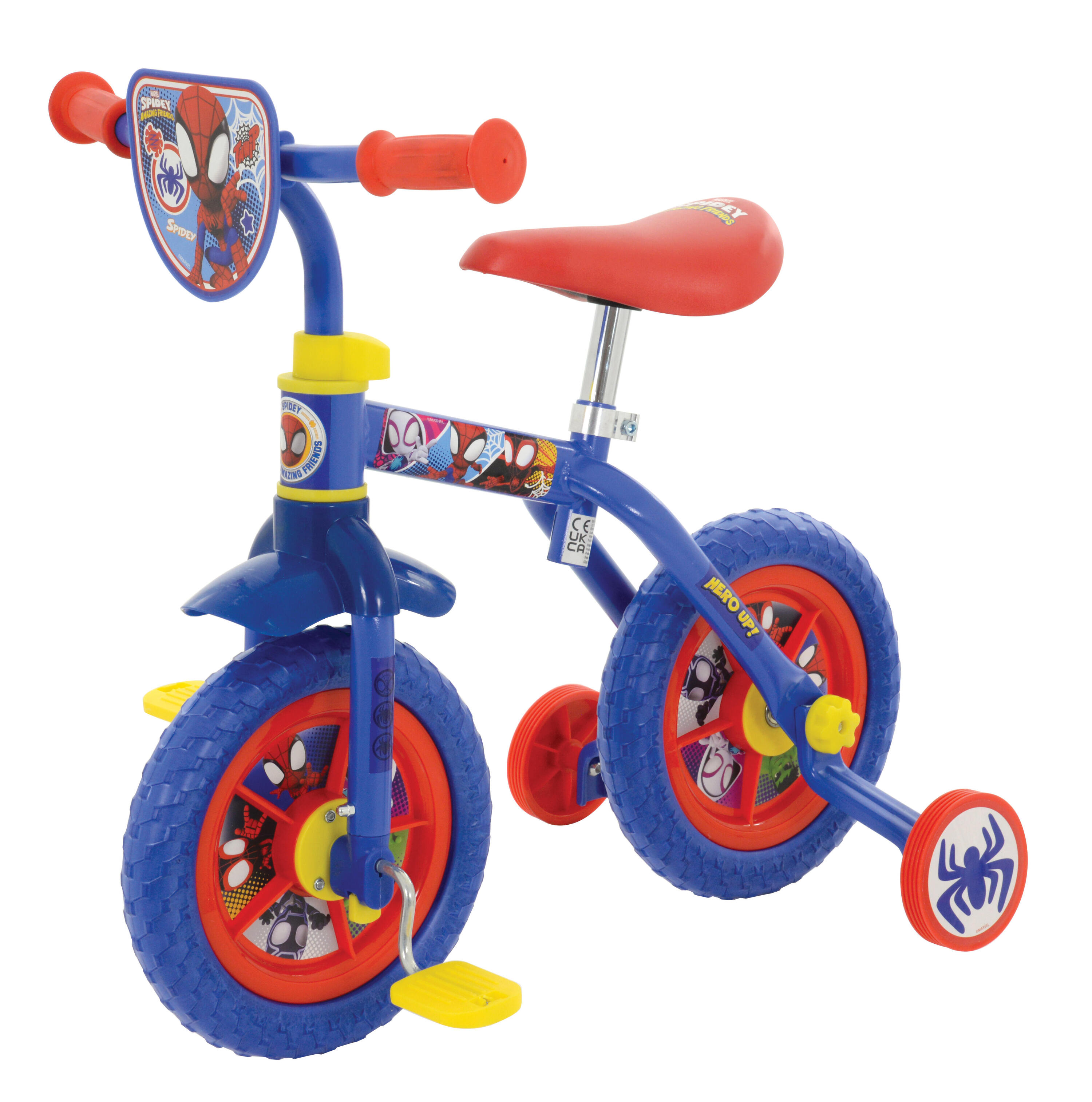 Spidey and his Amazing Friends Switch It Multi Character 2-in-1 Training Bike 7/7