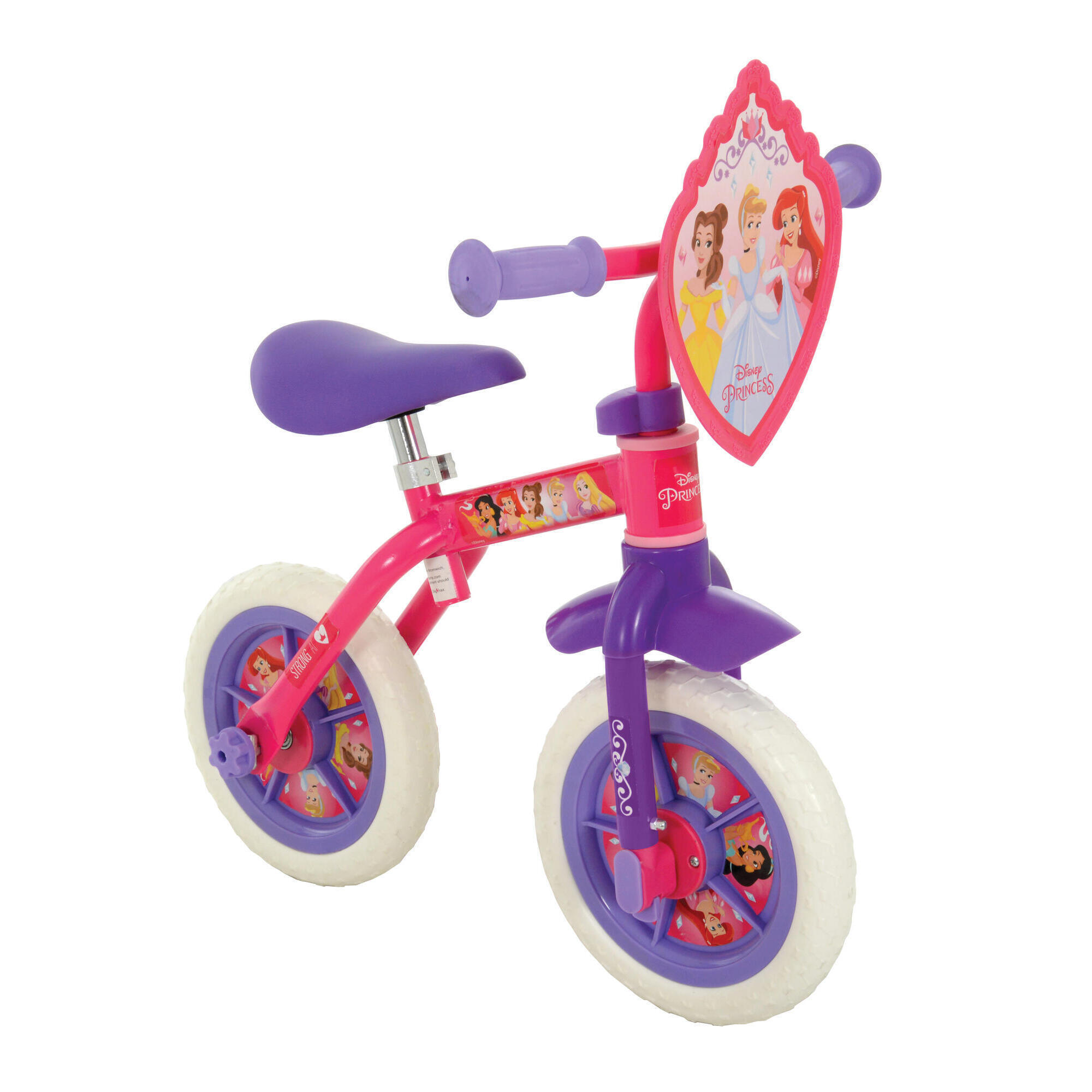 Disney Princess 2-in-1 10" Training Bike 1/7