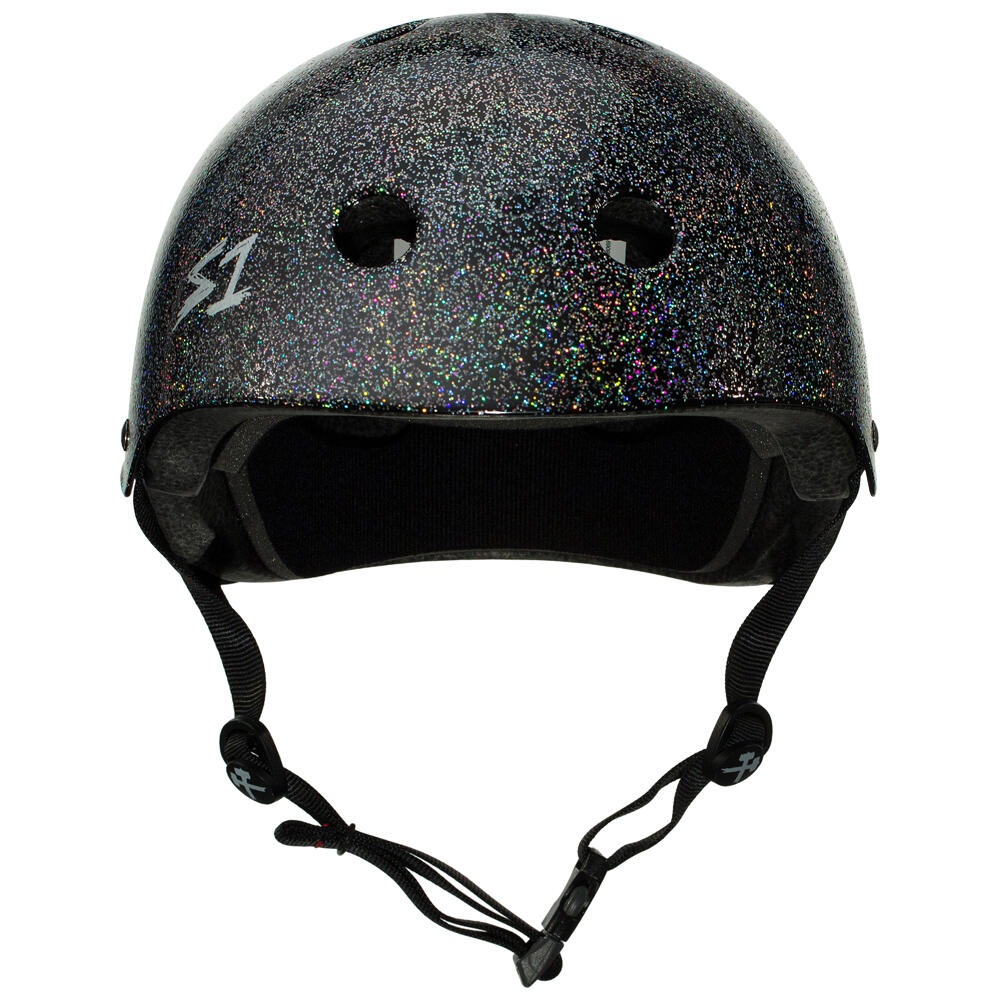 S1 MEGA LIFER HELMET - MULTI-IMPACT & HIGH-IMPACT CERTIFIED - BLACK GLITTER 2/7