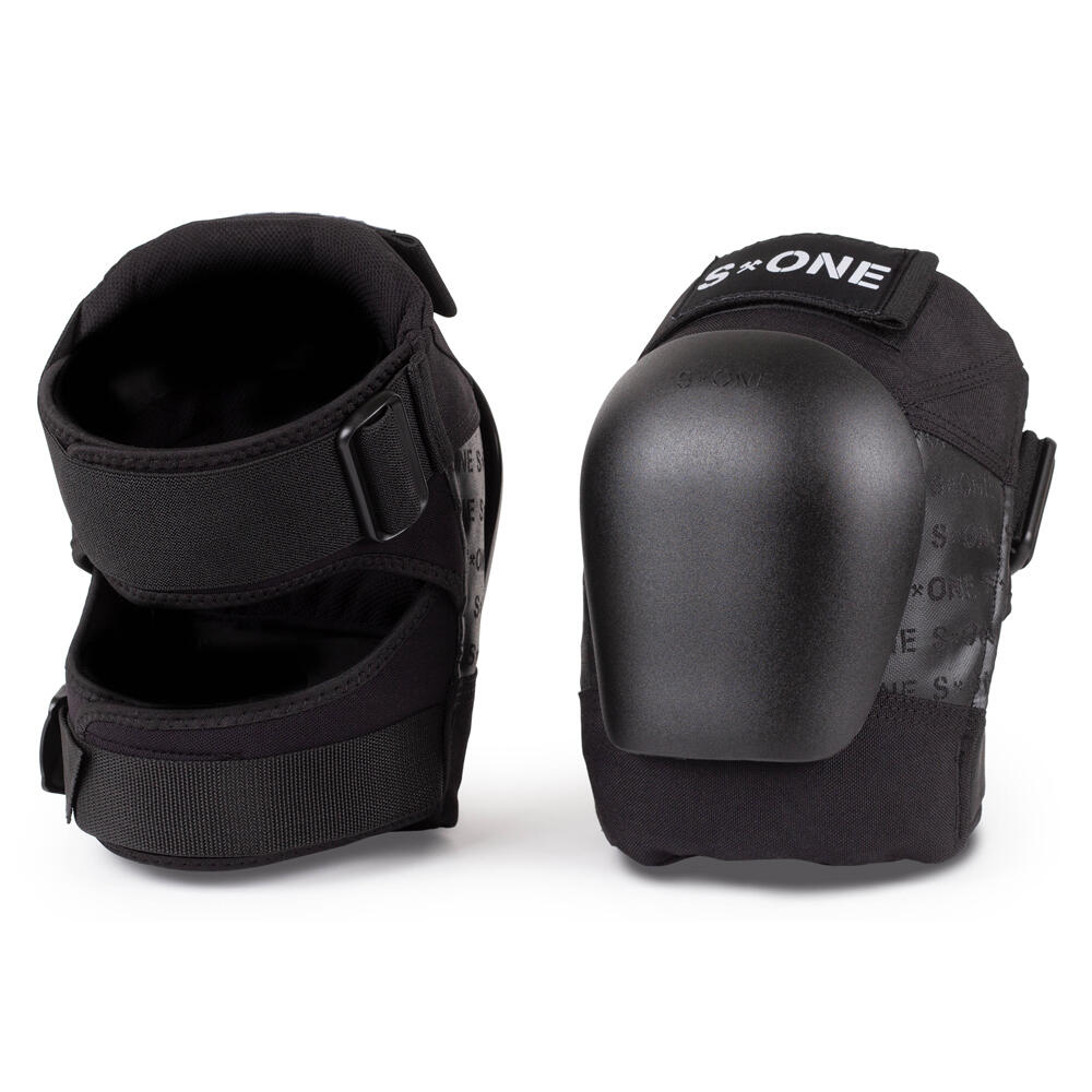 S1 PRO KNEE PADS – GEN 4 – FOR SKATE, SKATEBOARD, ROLLER DERBY - BLACK/WHITE 6/8