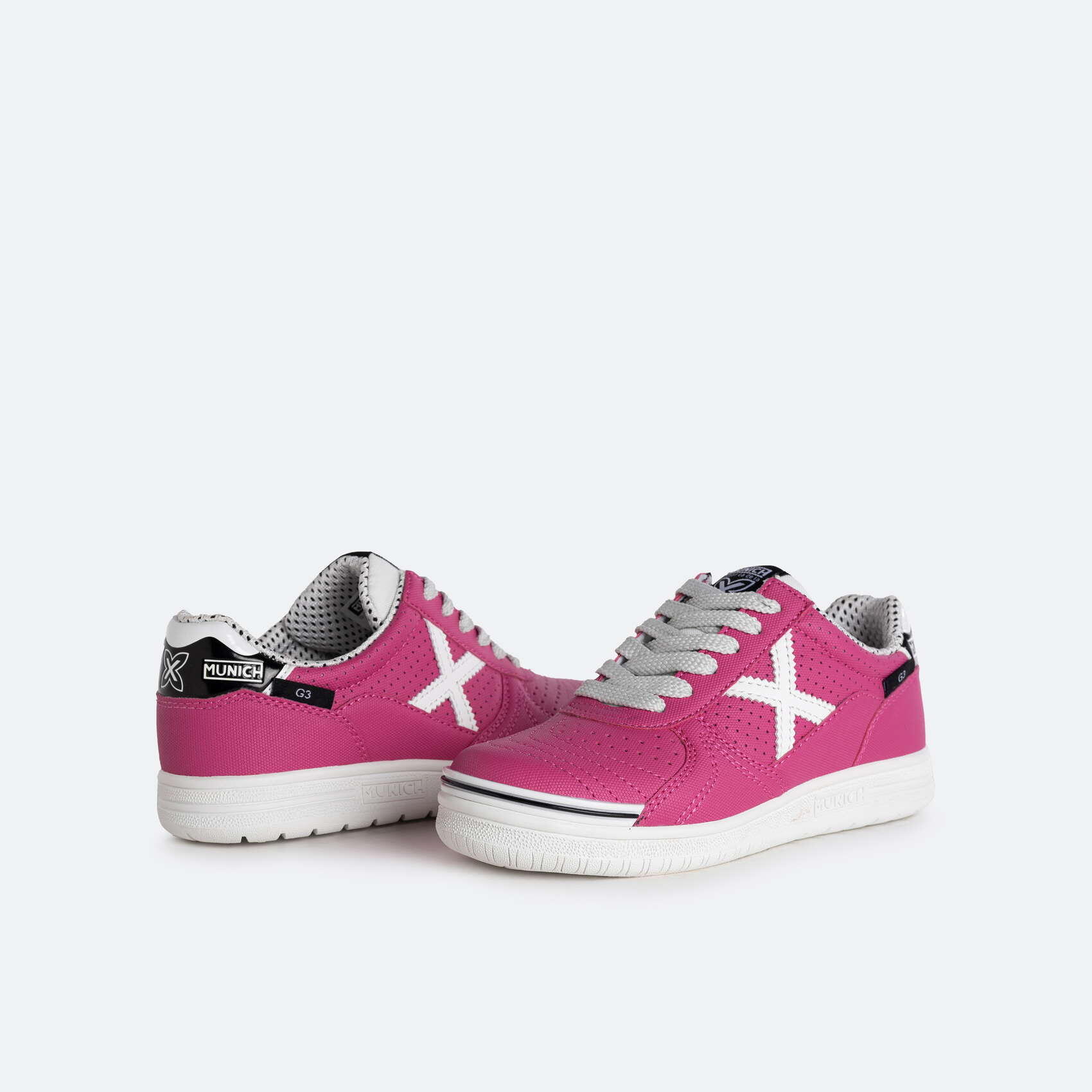 Zapatillas Deporte Rosa Con Cordones g3 Kid Galaxy 1088 Munich