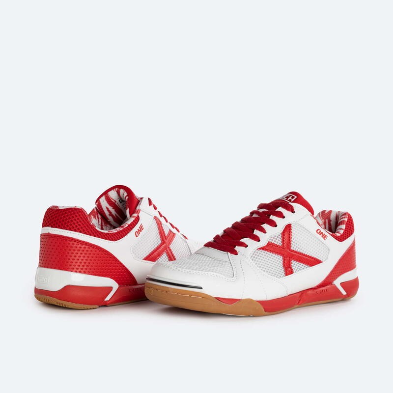 Zapatilla de fútbol sala MUNICH ONE adulto blanco