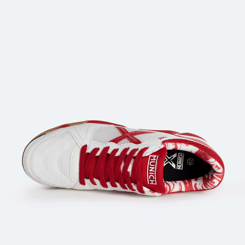Zapatilla de fútbol sala MUNICH ONE adulto blanco