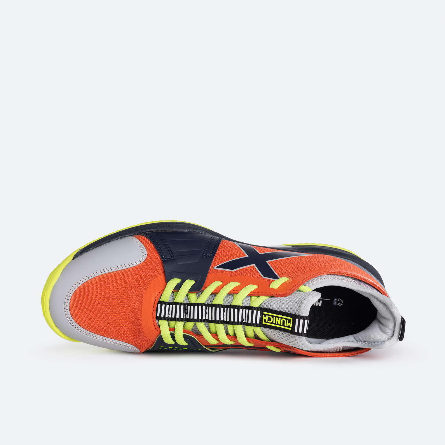 Zapatilla de pádel MUNICH Oxygen Plus adulto naranja 4/5