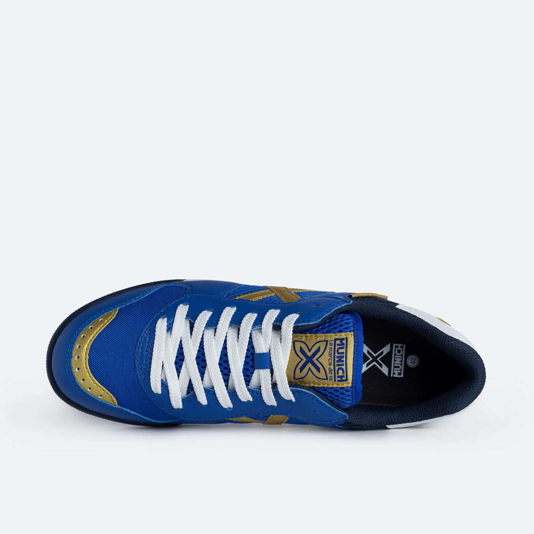 Zapatilla fútbol sala MUNICH CONTINENTAL V2 hombre azul 3/5
