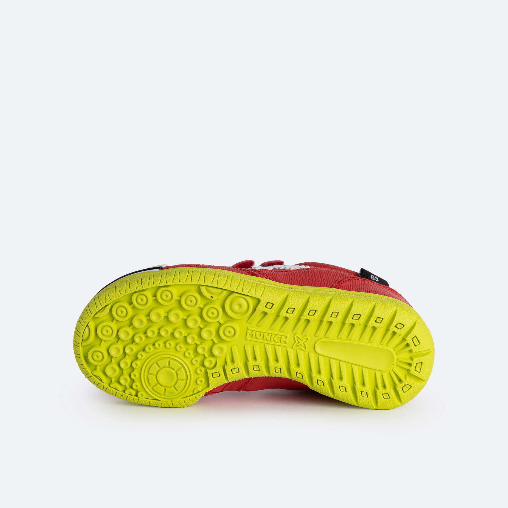Zapatilla de fútbol sala MUNICH G-3 para niño/a rojo 4/5