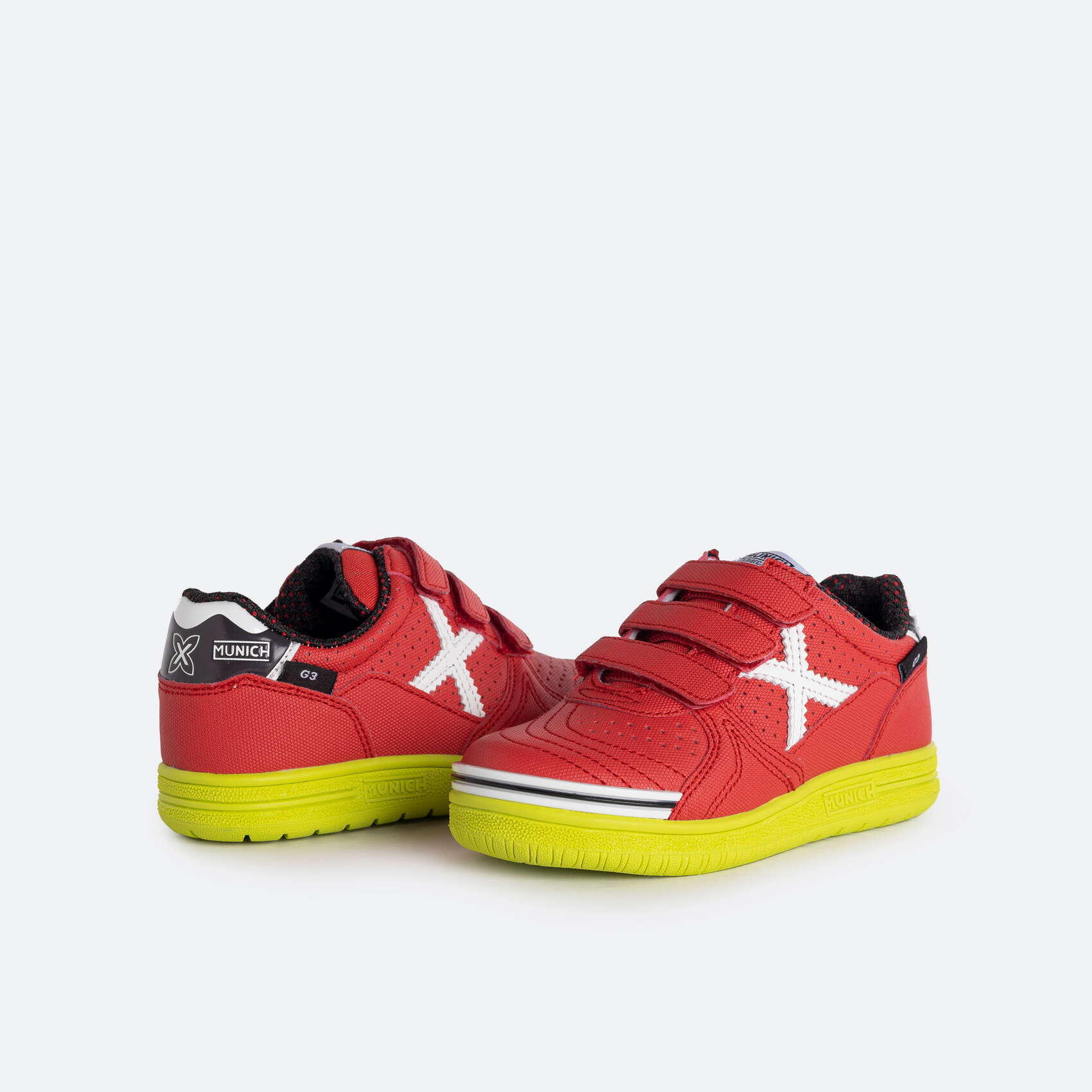 Zapatilla de fútbol sala MUNICH G-3 para niño/a rojo 5/5