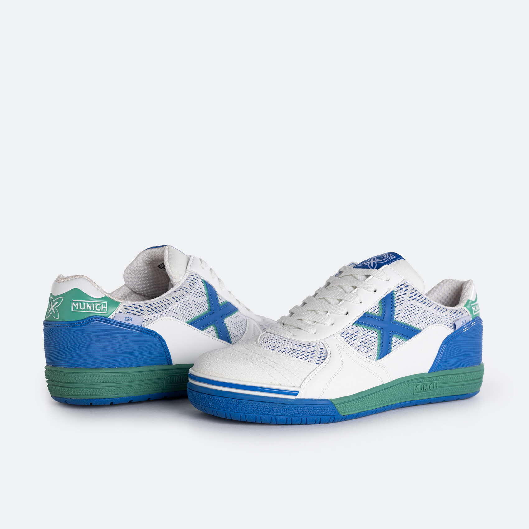 Zapatilla fútbol sala MUNICH G3 hombre blanco 2/5