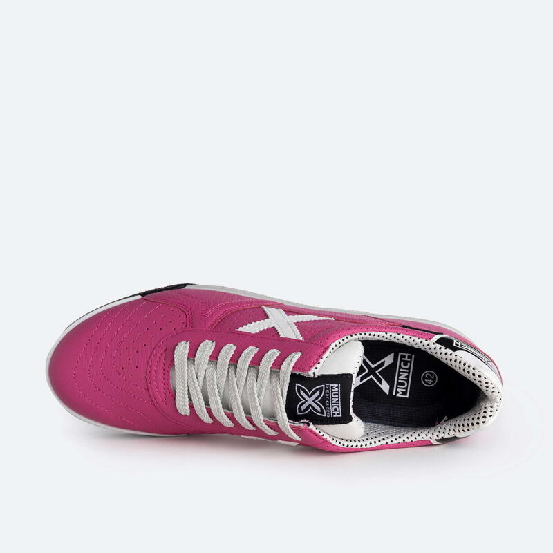 Zapatilla fútbol sala MUNICH G3 hombre fucsia