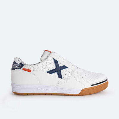 Zapatilla fútbol sala MUNICH G3 hombre blanco